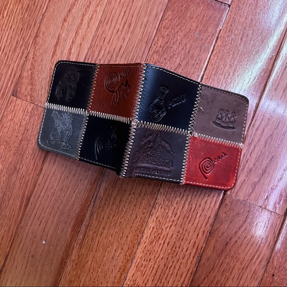 peruvian leather wallet - Picture 3 of 5